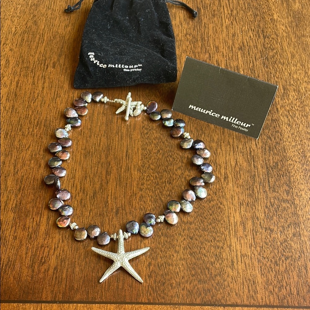 Maurice Milleur starfish necklace